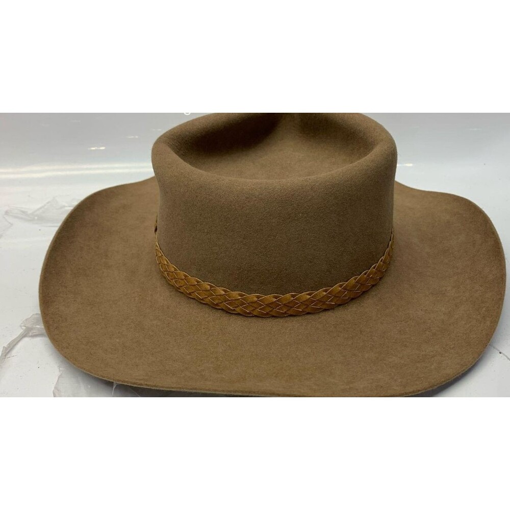 Genuine Akubra Snowy River Hat Made in Austrailia- Size 56. US Size 7